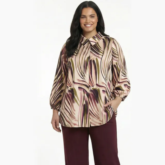 Yoek ShirtLO blouse met print multi