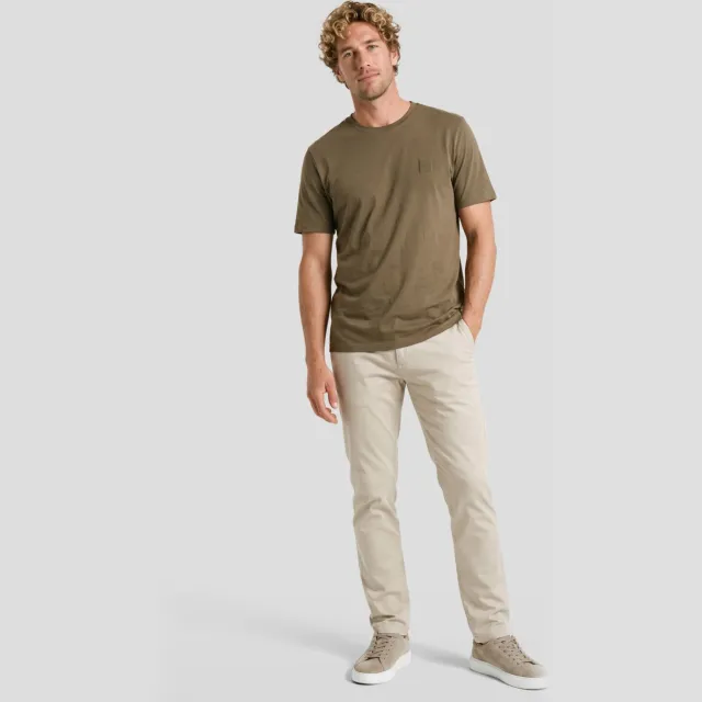Boss regular T-shirt donkergroen Bright Green
