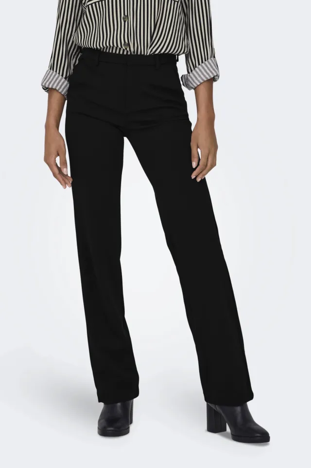 Only ONLRAFFY-YO straight fit pantalon zwart, foto 2
