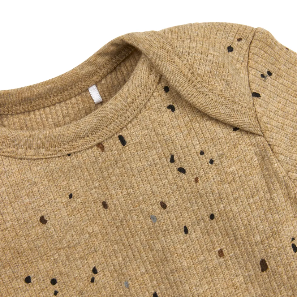 Meyco Rib Mini Spot pyjama toffee melange, foto 5