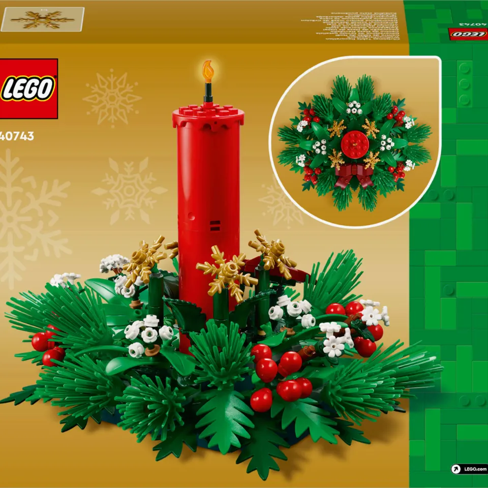 Lego Icons Kersttafeldecoratie 40743, foto 5