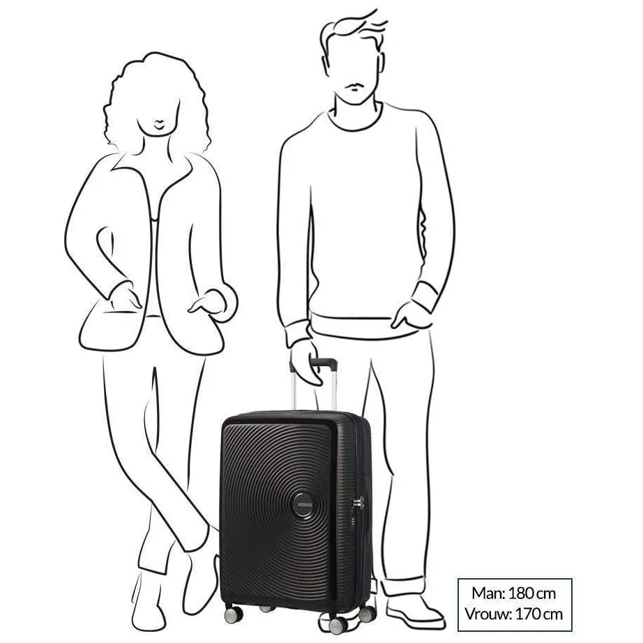 American Tourister Soundbox spinner koffer donkerblauw blauw, foto 5
