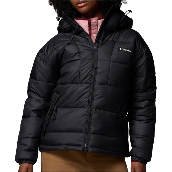 Columbia Donsjas Columbia Pike Lake III Hodded Jacket Zwart
