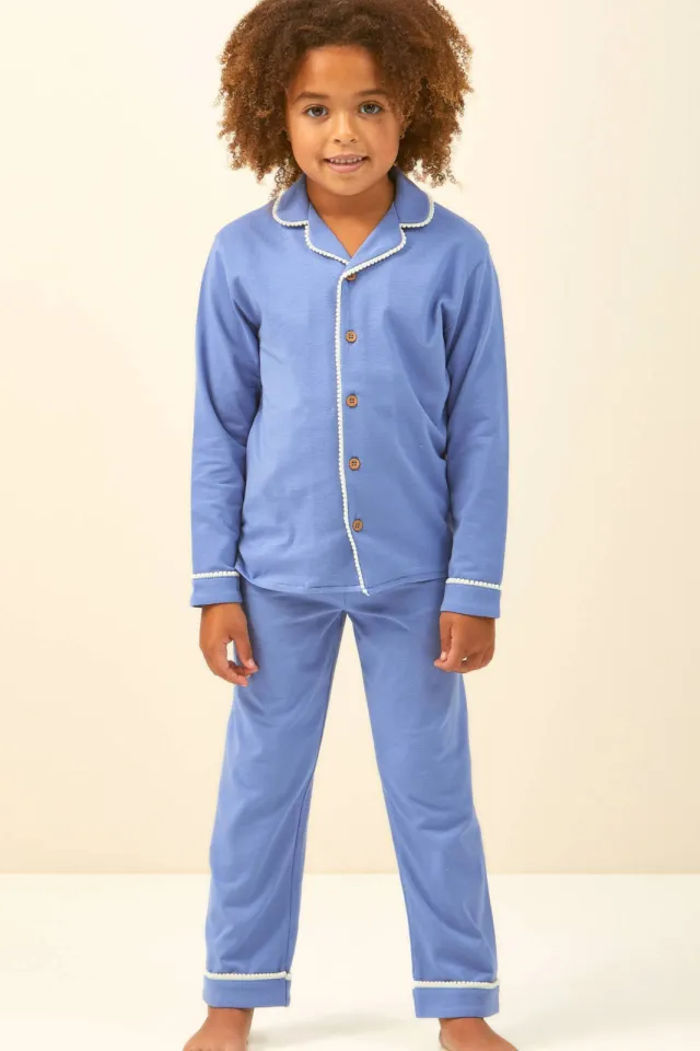 Little Label pyjama blauw