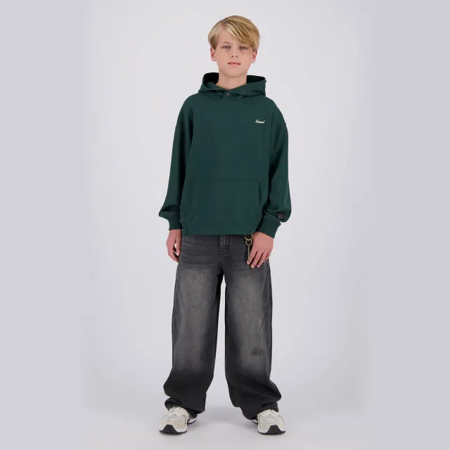 Raizzed oversized hoodie met backprint - donkergroen