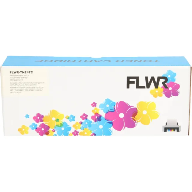 FLWR Brother TN-247 cyaan