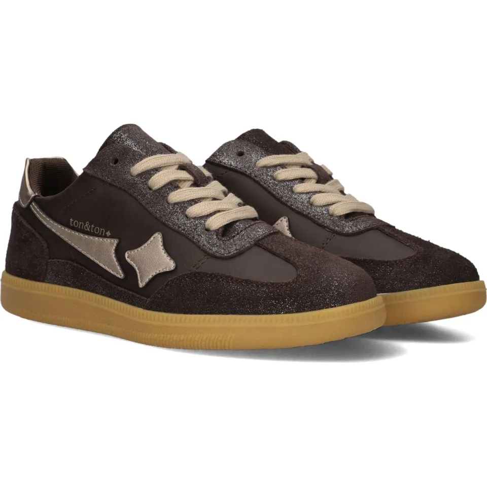 Ton & Ton Sneakers Vilde Bruin, foto 3