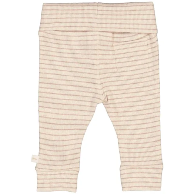Feetje babybroek taupe gestreept, foto 2