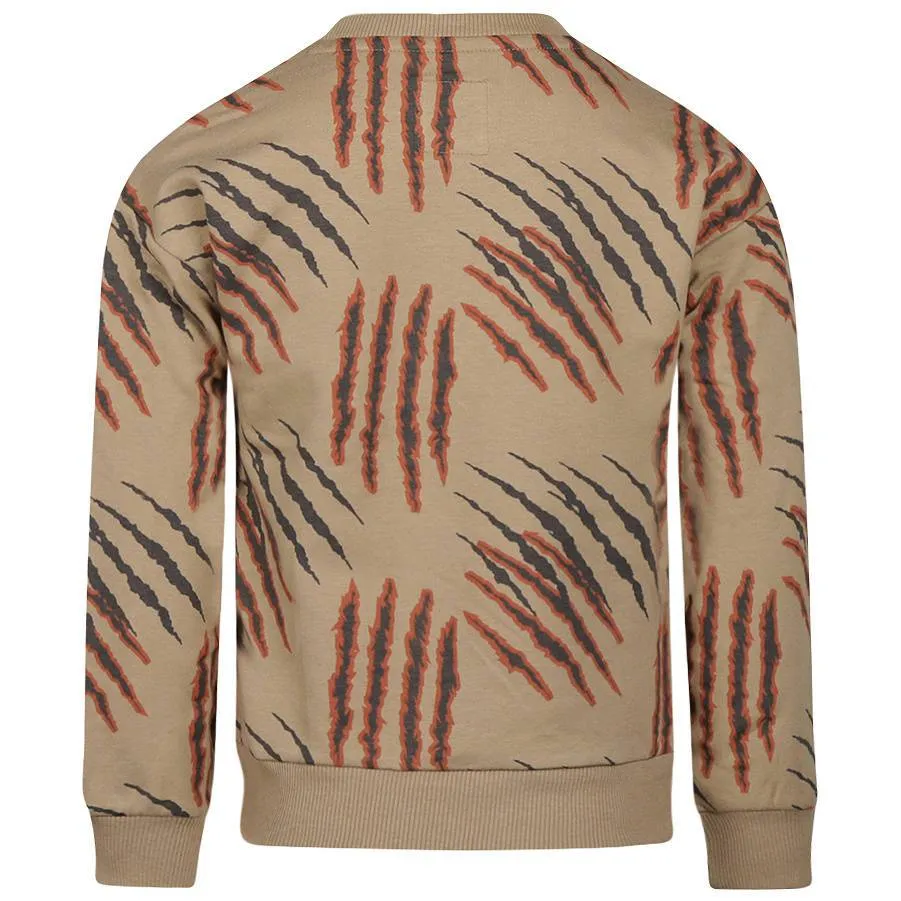 Koko Noko rechtvallende sweater met print - zand, foto 3