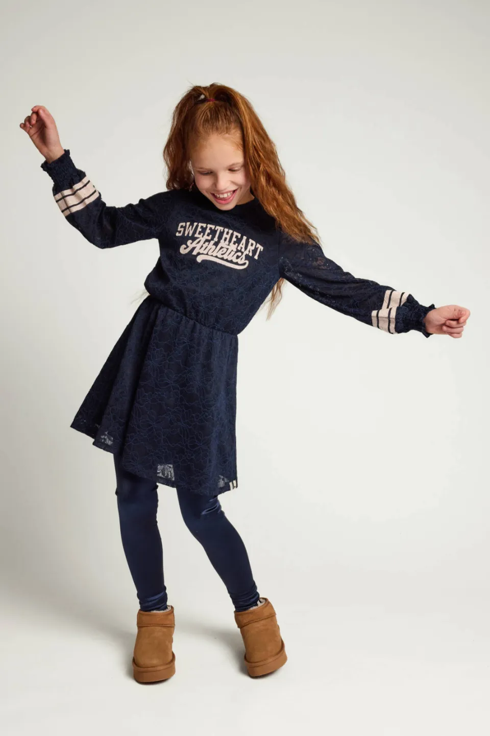 LOOXS little skinny legging donkerblauw