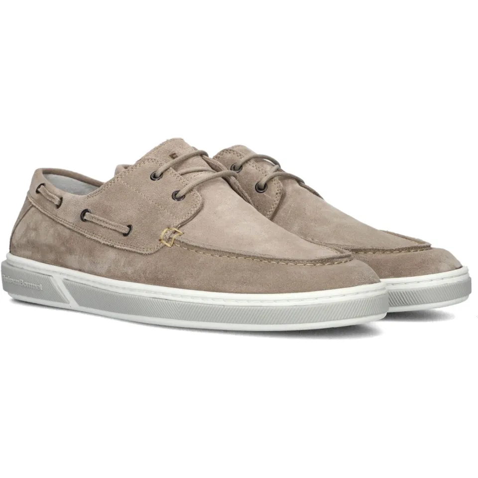Floris Van Bommel De Booter 01.02 suède bootschoenen lichtbruin taupe, foto 3