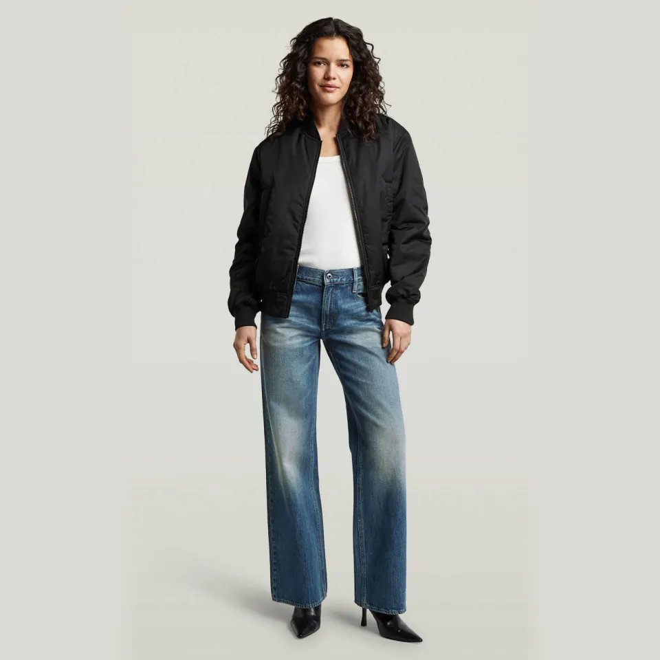 G-Star Judee wide leg jeans - mediumblauw Medium blue denim