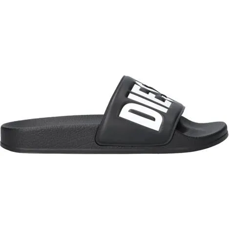 Diesel slippers zwart/wit Jongens Rubber, foto 2