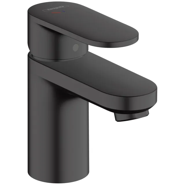Hansgrohe Vernis Blend 70 eengreeps wastafelmengkraan met trekwaste mat zwart