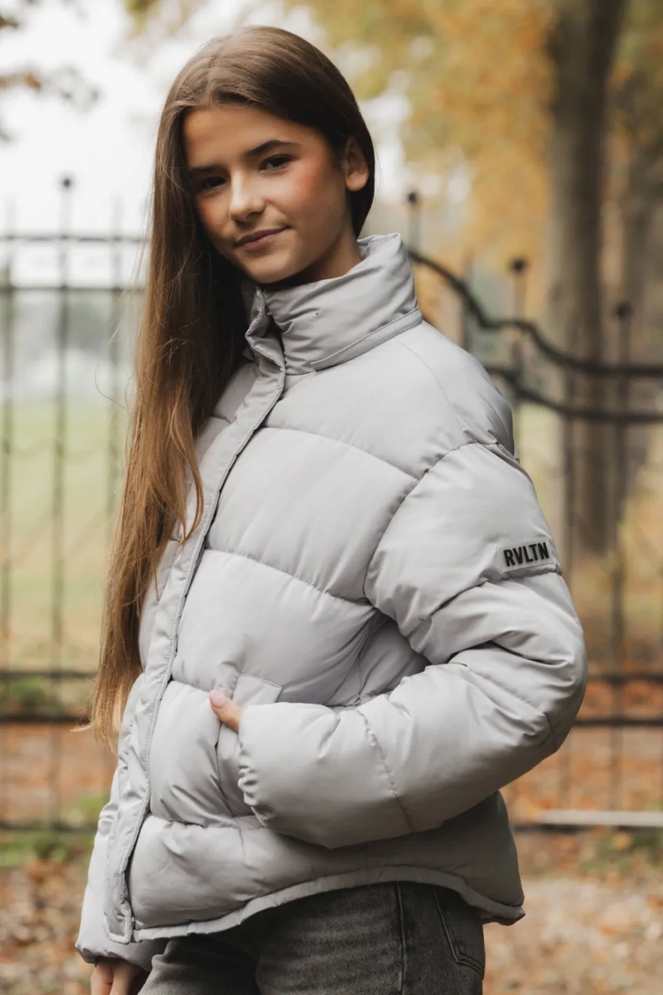 LOOXS 10sixteen quilted winterjas zilver, foto 6