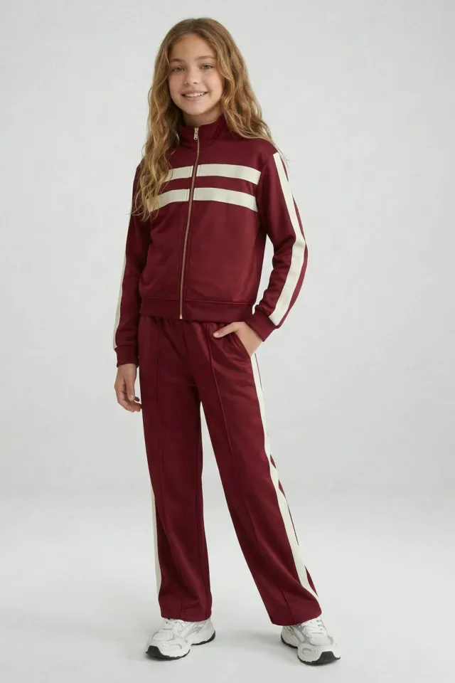 Cars casual broek donkerrood