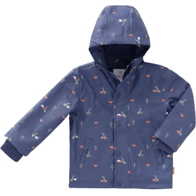 Fresk regenjas van polyester blauw