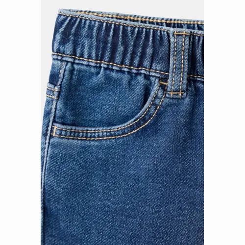 Mango Kids straight leg jeans - middelblauw medium blue denim, foto 3