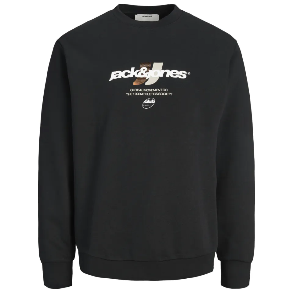 Jack & Jones JUNIOR sweater met logo - zwart, foto 3