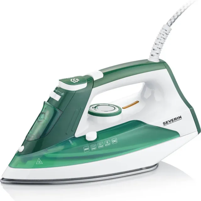 Severin BA3261 stoomstrijkijzer groen wit-groen