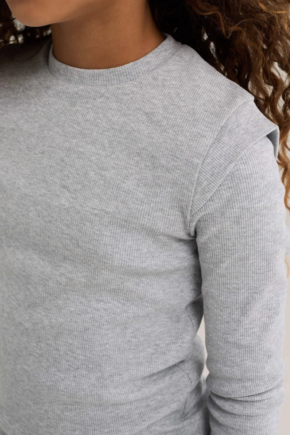 WE Fashion longsleeve grijs melange, foto 5