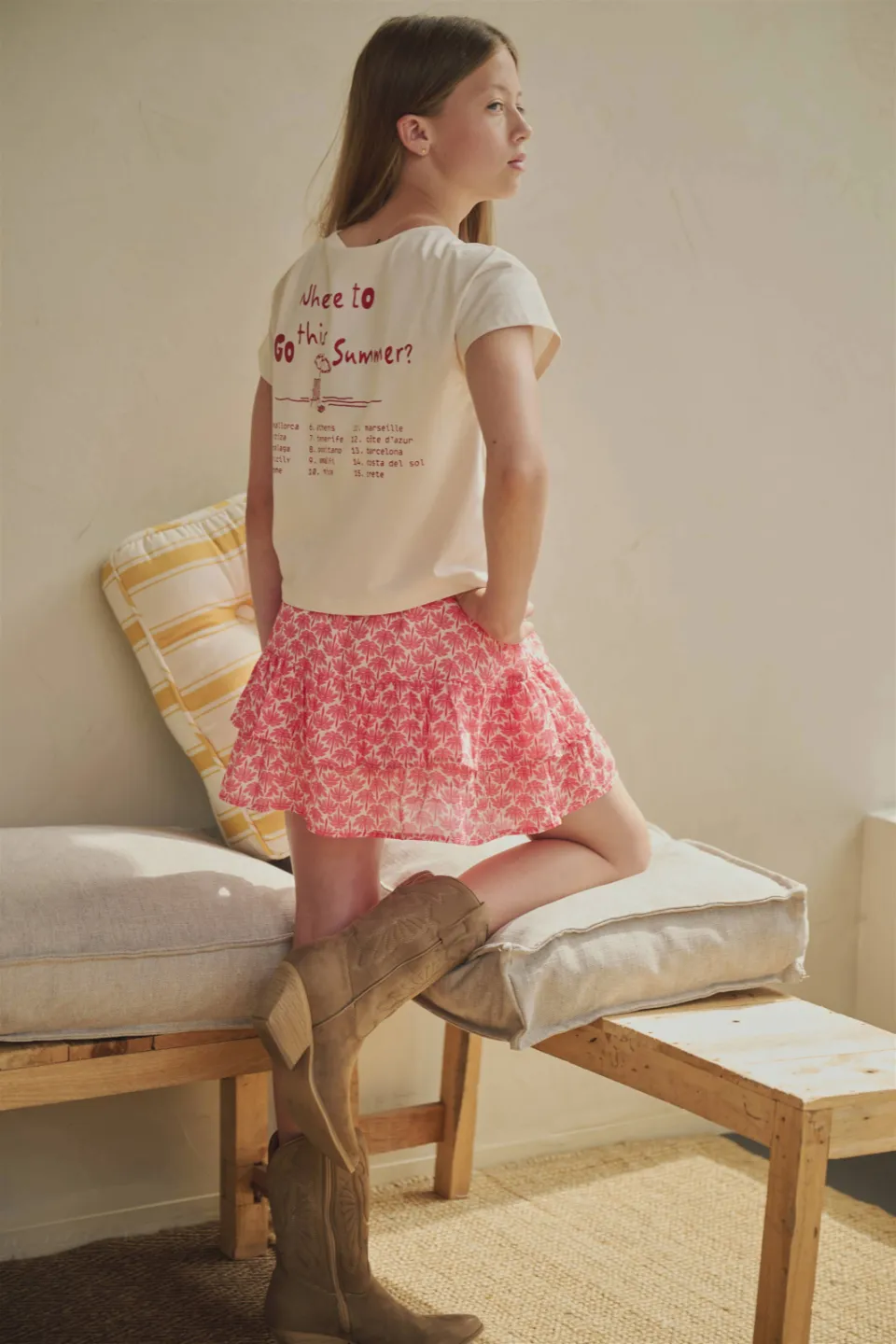 NoBell’ T-shirt met backprint offwhite, foto 5