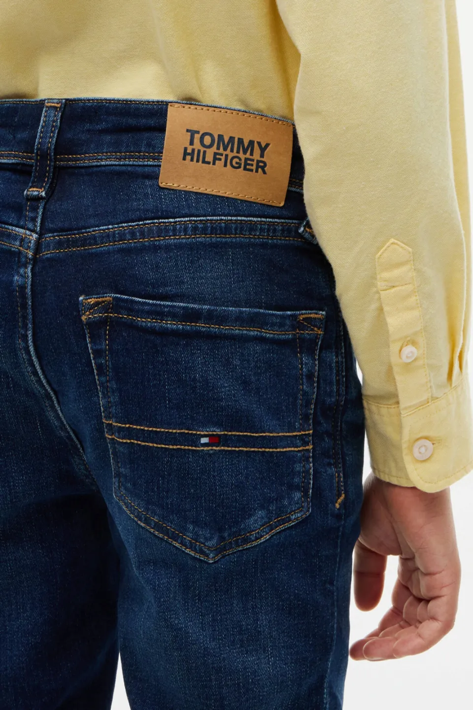 Tommy Hilfiger regular fit jeans dark blue denim, foto 6
