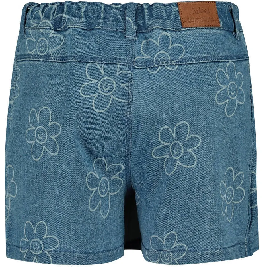 Jubel Rolling into Spring denimskort lichtblauw, foto 3