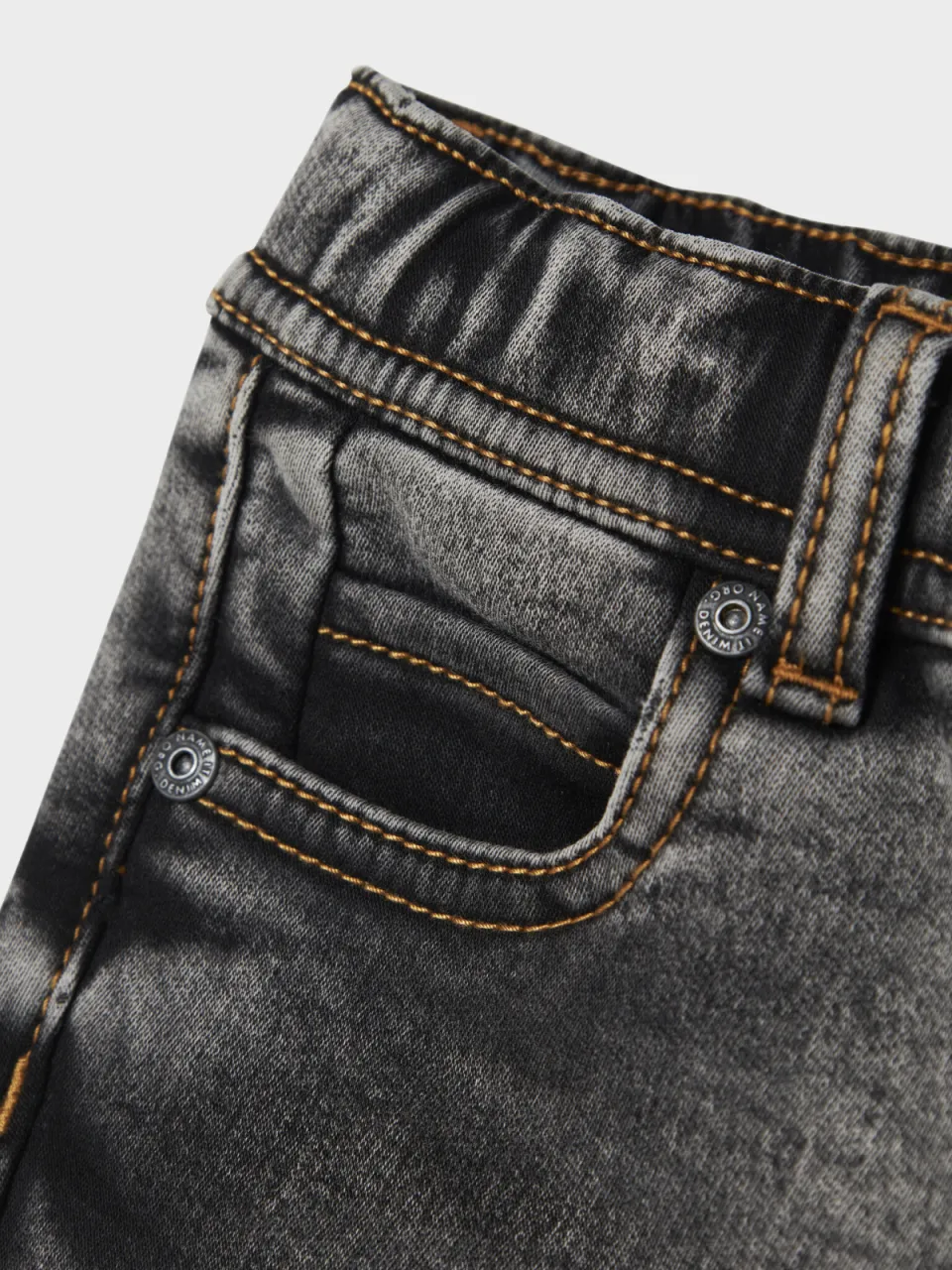 NAME IT MINI NMMSILAS cargo jeans - donkergrijs, foto 4