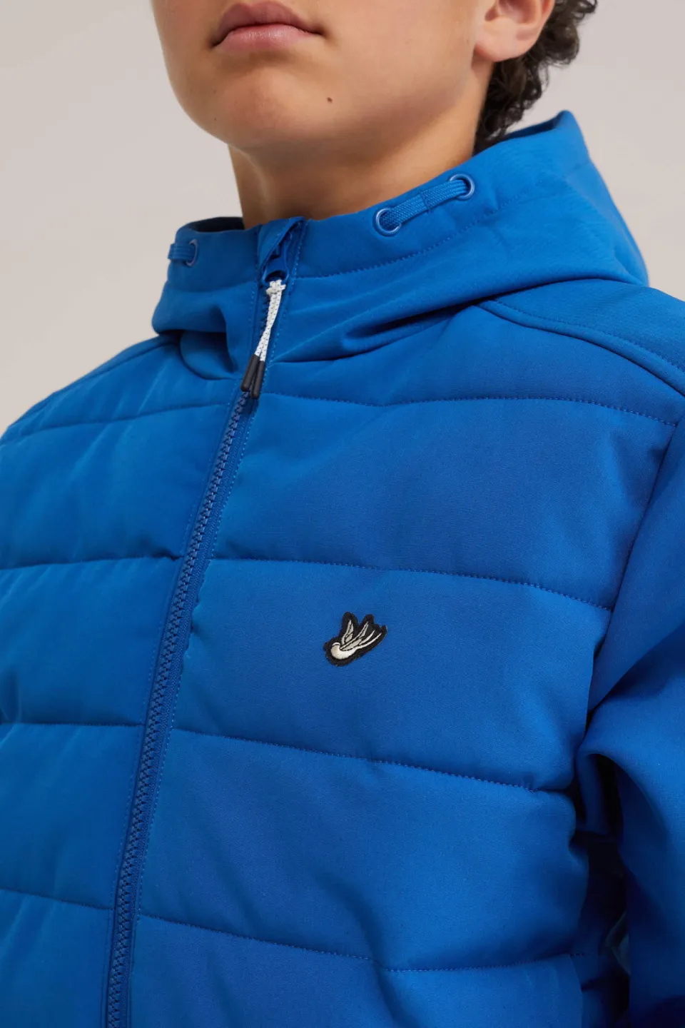 WE Fashion softshell jas blauw, foto 5