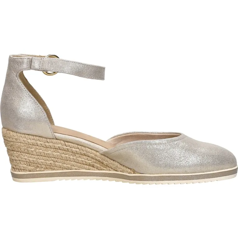 Tamaris espadrille sandaal goudkleur, foto 8