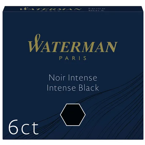Waterman Inktpatroon waterman internationaal zwart pak Stuks