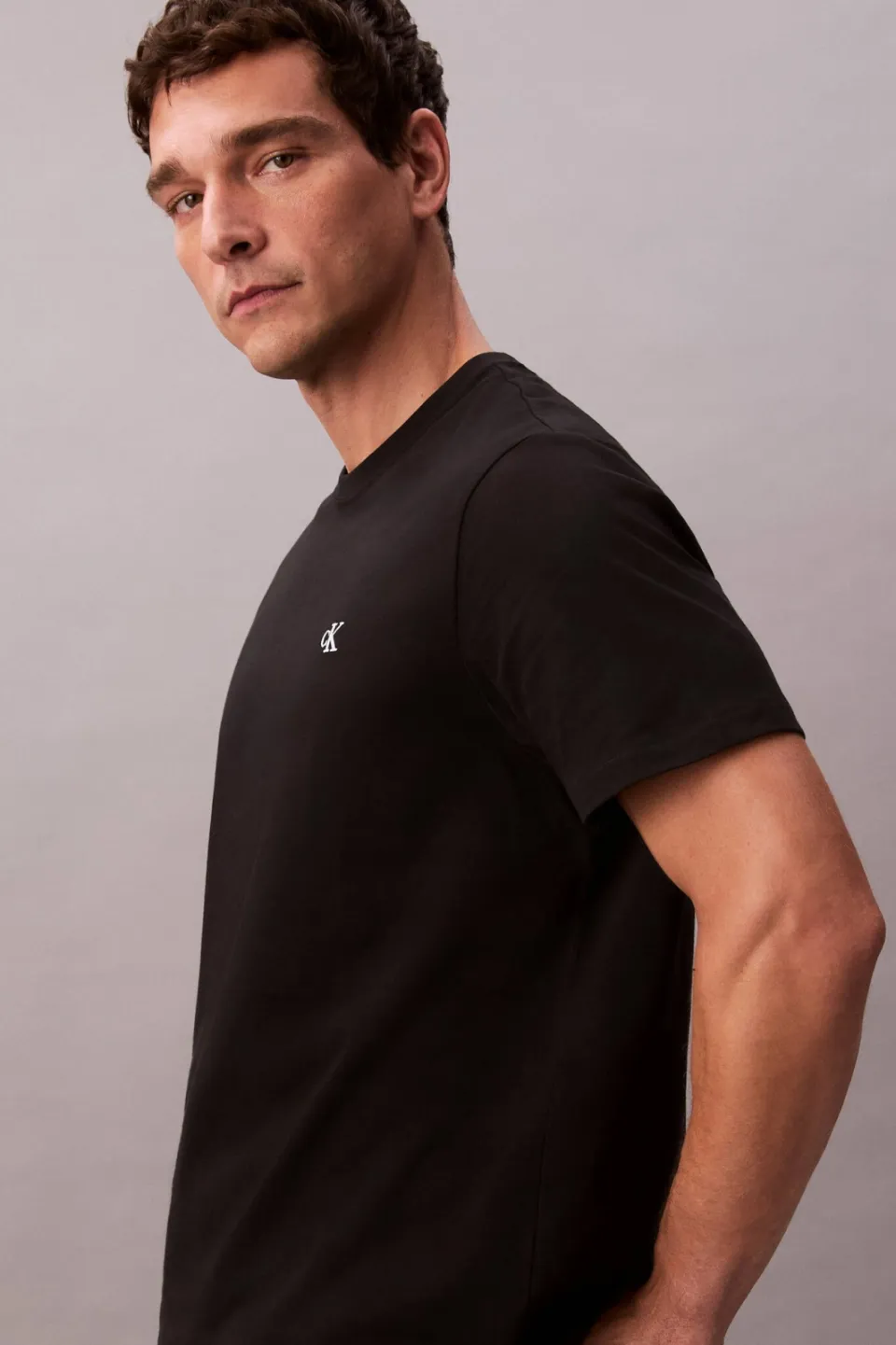 Calvin Klein JEANS regular T-shirt zwart, foto 5