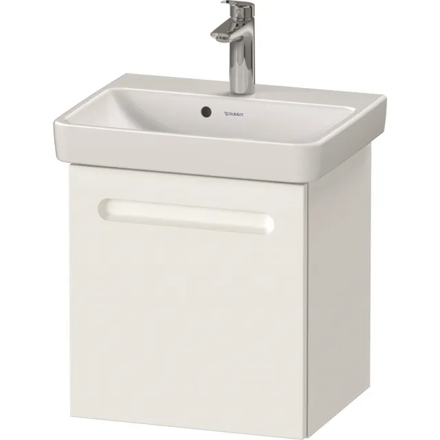 Duravit No.1 wastafelkast met 1 deur mat wit