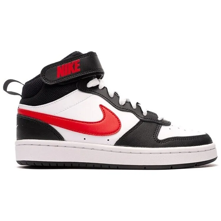 Nike Court Borough Mid 2 hoge sneakers wit, foto 2