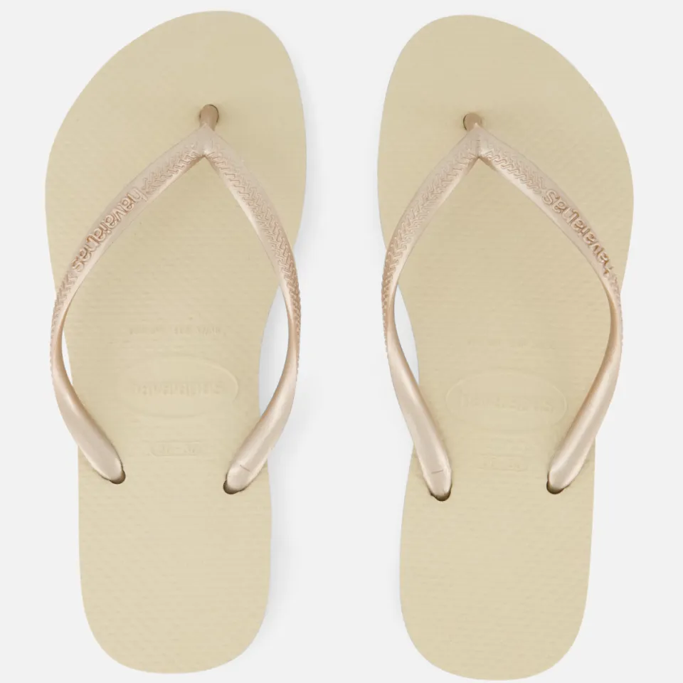 Havaianas Slim Slippers beige Rubber, foto 6