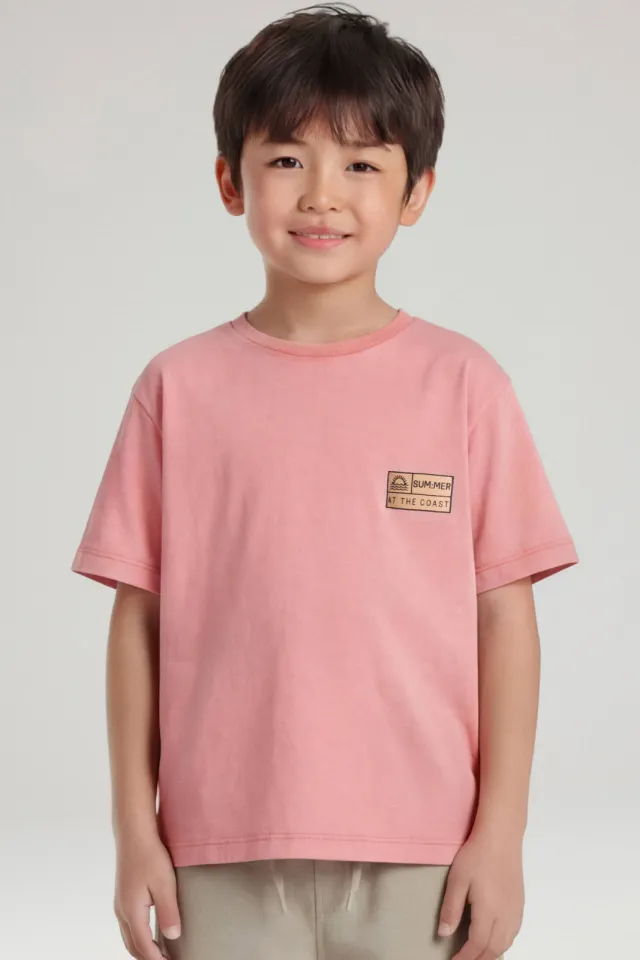 NAME IT KIDS T-shirt koraal Koraaloranje