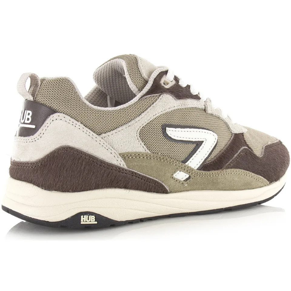 Hub Wave Pony sneaker bruin, foto 7