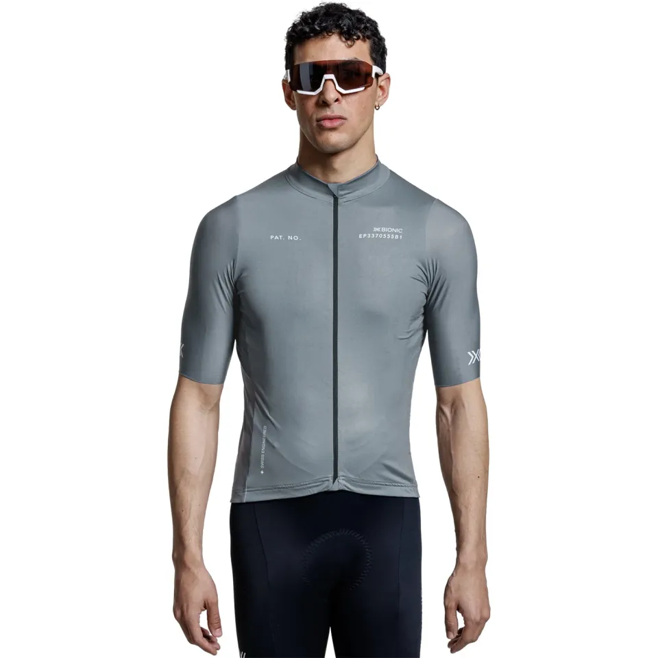 X-Bionic fietsshirt met korte mouwen Corefusion Ride Grijs