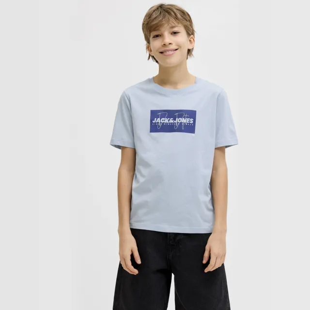 Jack & Jones t-shirt lichtblauw met logo