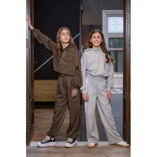 Like Flo Young straight leg sweatpant grijs melange, foto 3