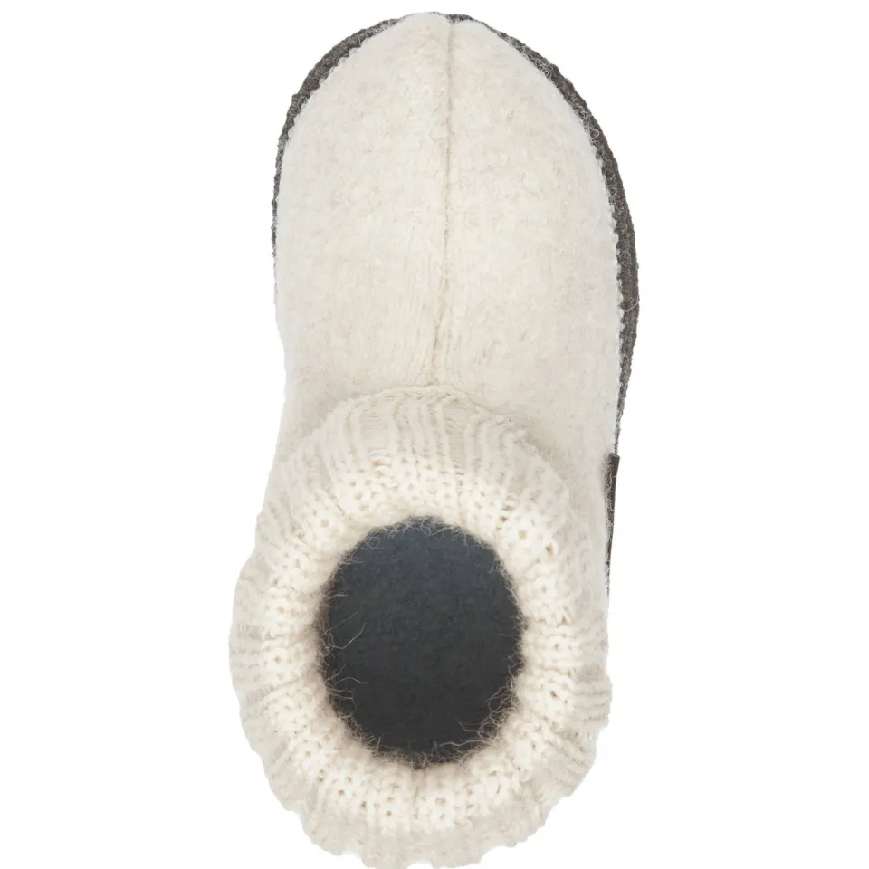 Bergstein Cozy wollen pantoffels - wit, foto 2
