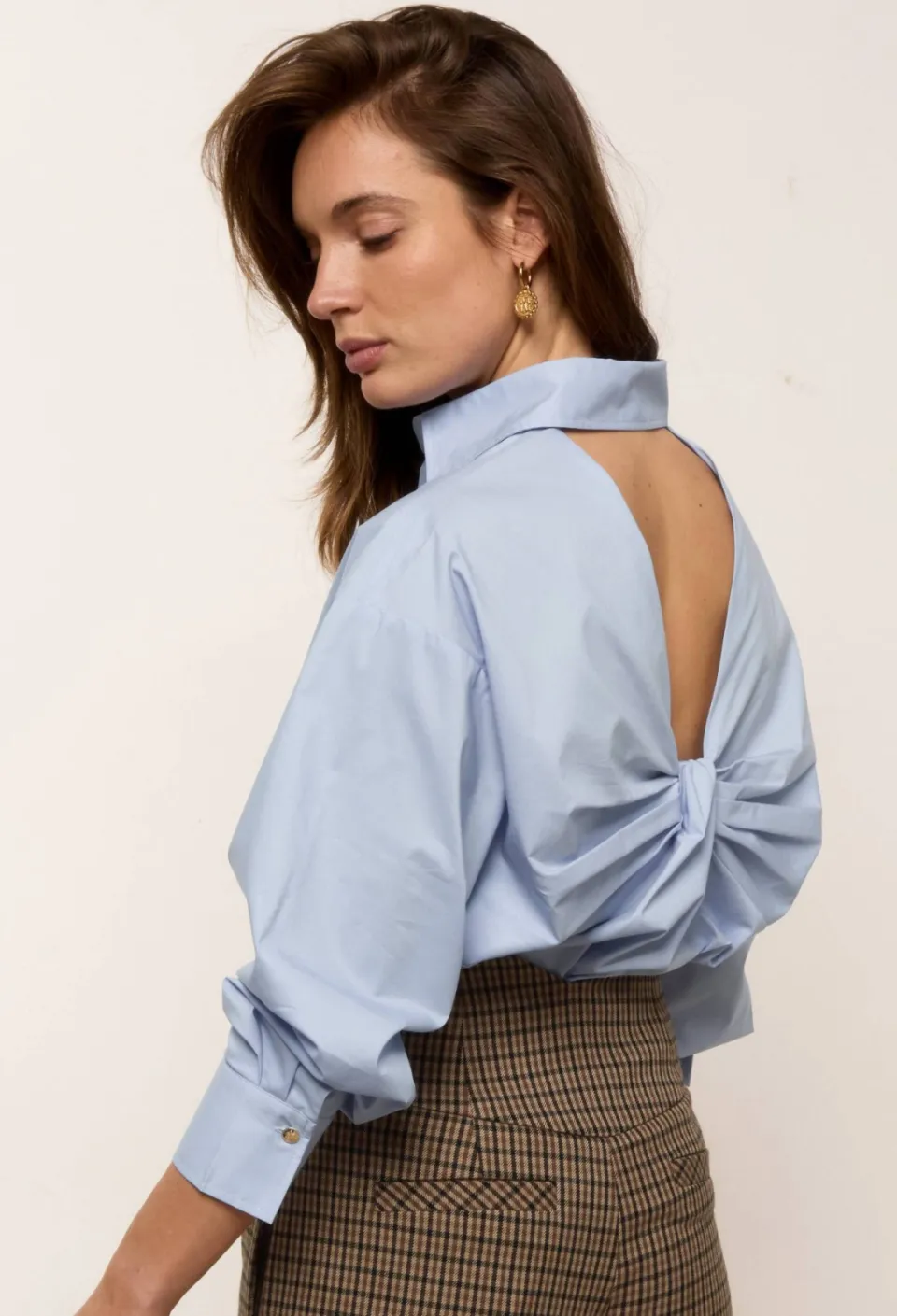 Josh-V Lauri blouse lichtblauw blauw, foto 4