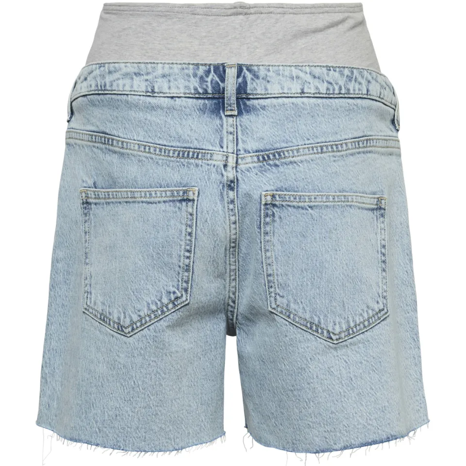 Vero Moda Maternity zwangerschapsshort light blue denim, foto 4