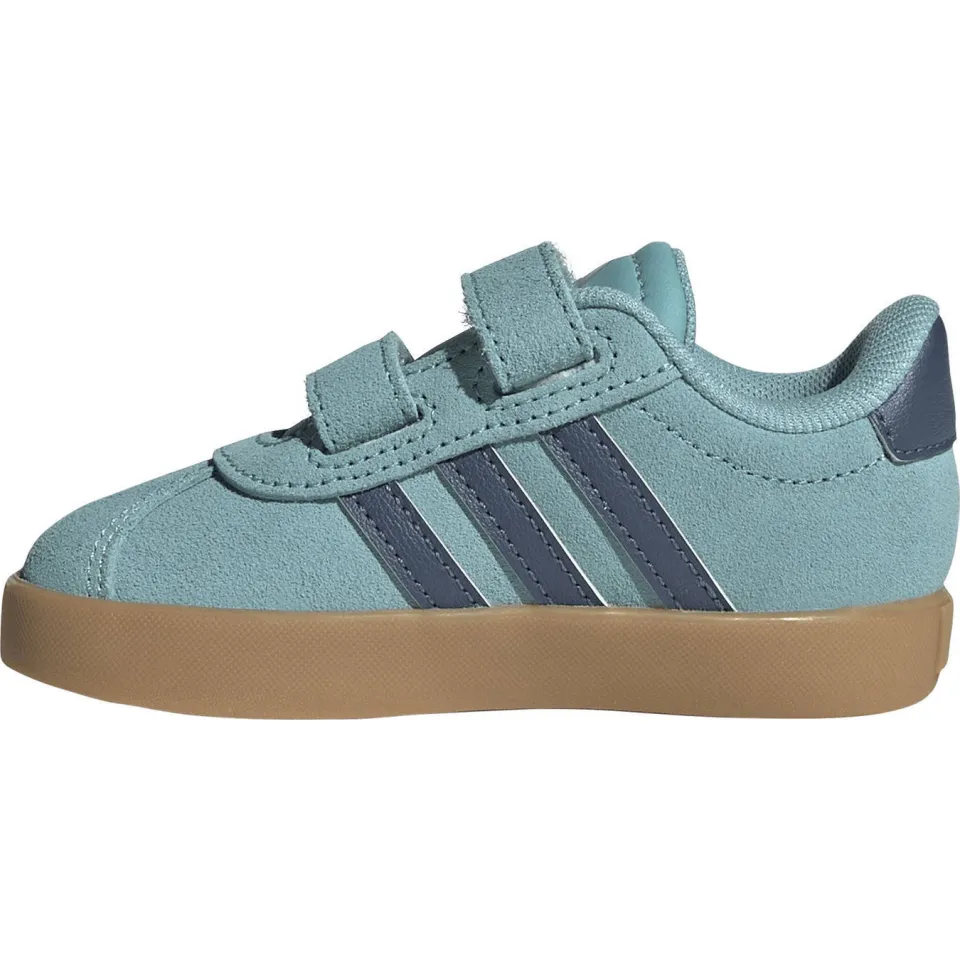 Adidas Sportswear VL Court 3.0 suede sneakers lichtblauw/blauw, foto 4