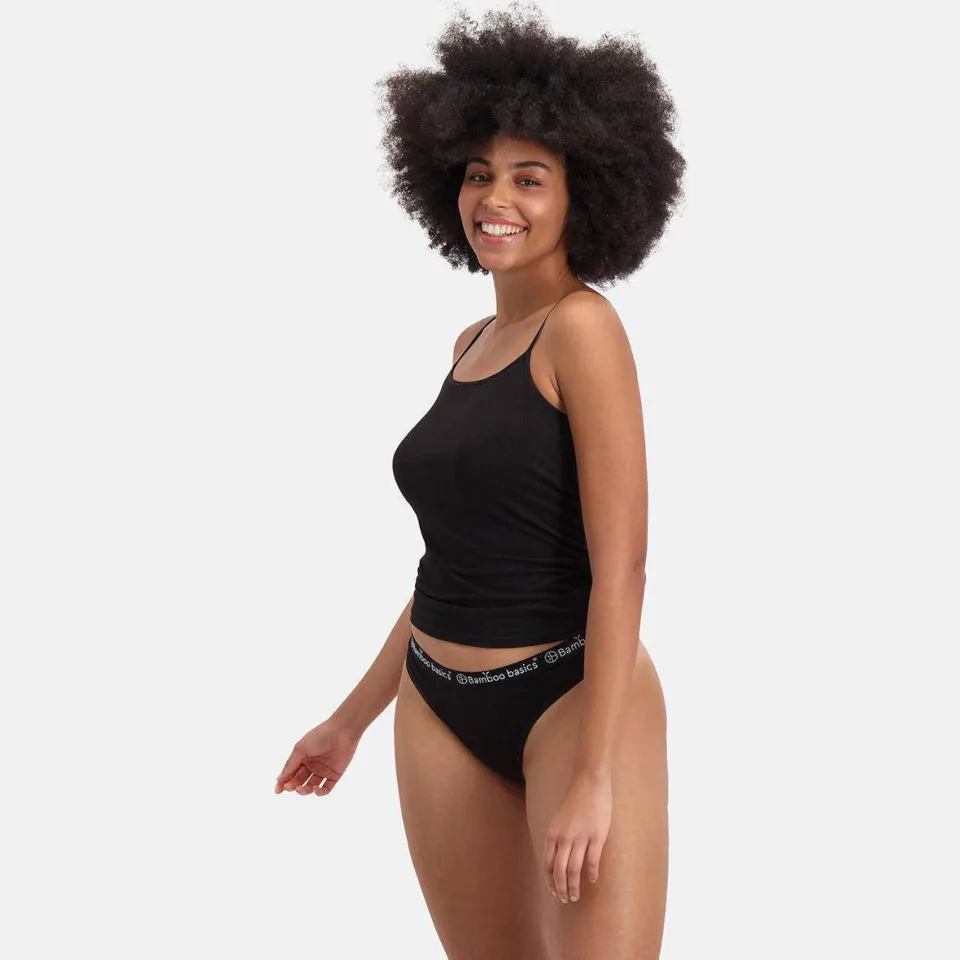 Bamboo Basics Emma string zwart, foto 4