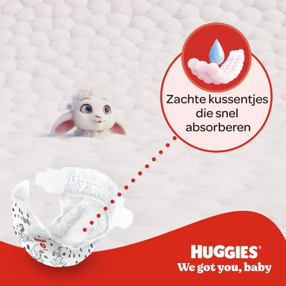 Huggies Little Movers Luiers - maat 4 (7 - 18 kg) - 150 stuks