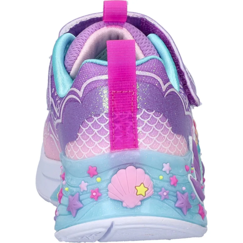 Skechers S Lights Mermaid Dreams sneakers met lichtjes lila, foto 2