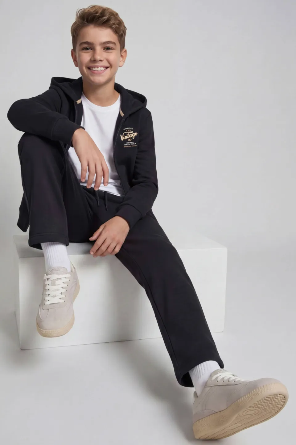 JJ Rebel JUNIOR joggingbroek zwart, foto 3