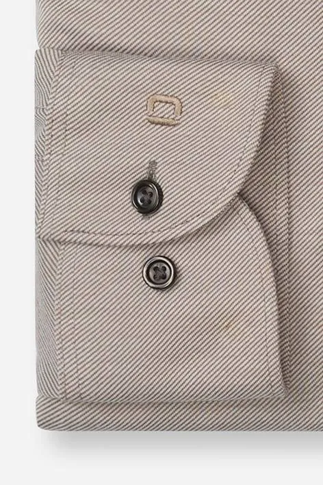 Olymp slim fit overhemd - beige, foto 6
